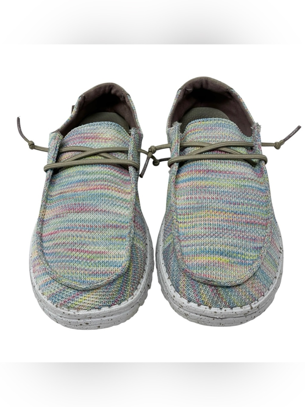 Hey Dude Women’s Wendy Sox Multicolor Slip On Shoes Size 8